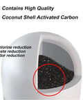 Top Notch Ceramic Dome Water Filter With Coconut Shell Activated Carbon showing cross-section and benefits for filtration