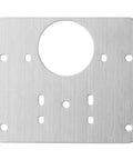 Flat mounting bracket from Easy DIY Hinge Repair Kit For Loose Cabinet Doors With Soft Close Damping, featuring mounting holes.
