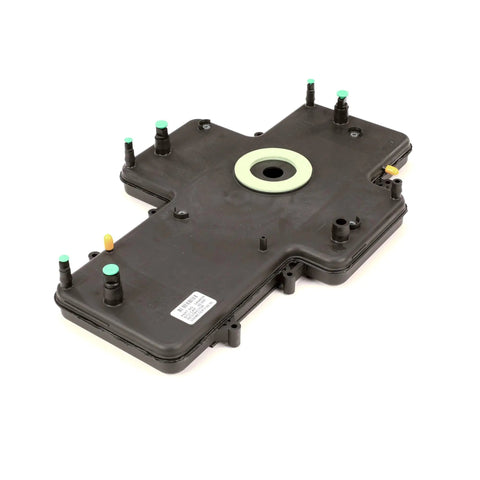 Genuine OEM Condensate Kit Replacement For S1-32816419000 Pan 80M, black plastic with connectors, top view