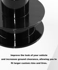 Tough As Nails 2.5 Inch Front Leveling Kit For Ford F250 F350 Super Duty 4WD 2005 Through 2024 showing steel lift spacer.