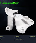Engine Motor Mount Set For Honda Civic 2012 2013 2014 2015 1.8L Front Motor Mount And Rear Torque Strut Mount Plus Center Transmission Mount 3 Piece Replacement Kit For Smoother Ride And Reduced Vibration, left transmission mount