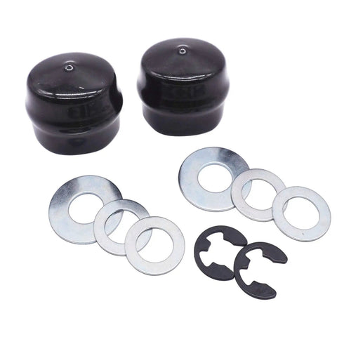 Front Wheel Axle Hardware Replacement Kit For Lawn Tractors With Hub Cap Washers And E Clip Fits Craftsman Poulan Husqvarna R27434
