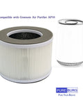 Top Notch Replacement Filter For Greenote AP10 Air Purifier With H13 True HEPA And Activated Carbon Multi Layer Filtration AP10 F3 Pack