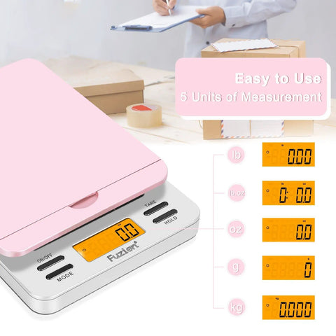 Rock Solid Digital Postal Scale For Heavy Duty Package Shipping And Dead On Precise Mail Weighing Up To 86 Pounds With Point One Oz Readout No Hassle Platform Operation Quick Setup For Home Office Or Small Business Sellers