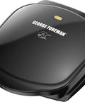 Compact Space Saver Two Serving Grill And Panini Press For Dorm Rooms And Small Kitchens With Quick Heating, Easy Clean Nonstick Surface