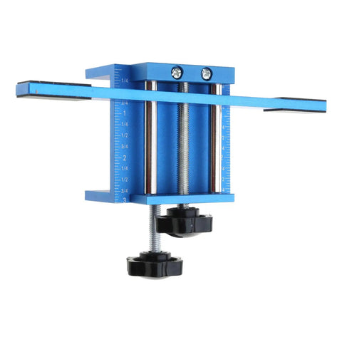 Efficient Door Panel Installation Kit For Cabinets And Woodworking Projects, side view showing aluminum construction