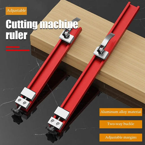 Top Notch Adjustable Circular Saw Guide Rail For Precision Cutting And Milling With Aluminum Alloy Base and Clamp, 24 Cm
