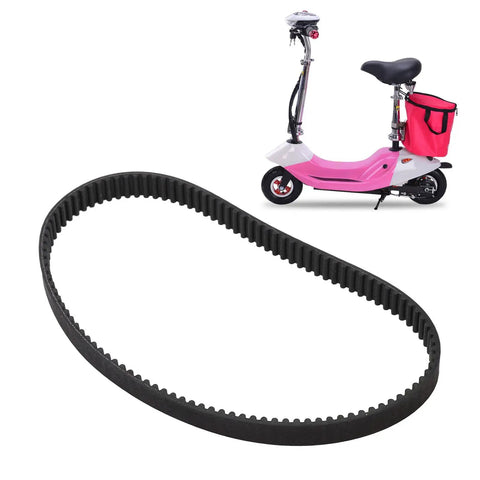 Heavy Duty Rubber Timing Belt With 13 Tooth Sprocket For Electric Scooter Drive, 535mm length, durable PU material.