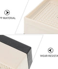 Close-up of 4 Pack Glide Chair Leg Covers for Wood Floors showing PP material and wear-resistant features.