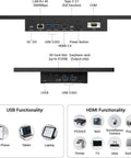 Ports and connectivity options for 15.6 Inch Industrial Touchscreen All In One Pc With Win 11 Pro Celeron N5095 8G Ram 128Gb Ssd Fhd Ips Display