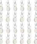 24 Piece Teardrop Tablecloth Weights With Marble Pendant Stones And Metal Clips For Outdoors, displayed in a grid.