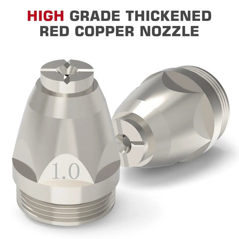 Plasma Cutter Torch Consumables Kit 24 Pcs For AG-60 AG-60P SG-55 WSD-60 Includes Nozzles.040 Inch Shield Cups Electrodes