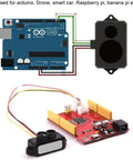 LiDAR sensor connected to Arduino and Raspberry Pi, TFmini-S LiDAR Sensor 0.1-12 Meters Distance Measurement Single Point Ranging