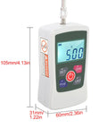 50N Digital Push Pull Force Meter Handheld Tester With Backlit Display 3 Modes For Classroom Lab Use Portable Force Gauge 4 Units Auto Shutdown Great For Teaching And Experiments, white 105mm tester