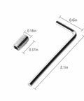 Pro Grade Stainless Steel Set Screw Kit For Kitchen Faucets And One Handle Lavatory, Includes 5 Screws And Hex Wrench, 304 Stainless Replacement Hardware