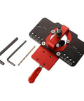 35mm Jig Drill Guide For Hinges With Adjustable Offsets And Premium Aluminum Construction Anti Corrosive Drill Bit Kit