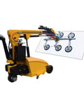 Heavy Duty Vacuum Glass Lifter With Adjustable Suction Handles For Smooth Window Installation And Effortless Heavy Panel Moving No Sweat Job Site Transport Solution with attached glass panels.