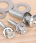1080 Piece Stainless Steel Screw Washers Assortment Kit For Mechanical Construction Home Repair Automotive DIY Projects Pro Grade Multipurpose Flat Gaskets To Distribute Pressure And Secure Fasteners with bolts and washers