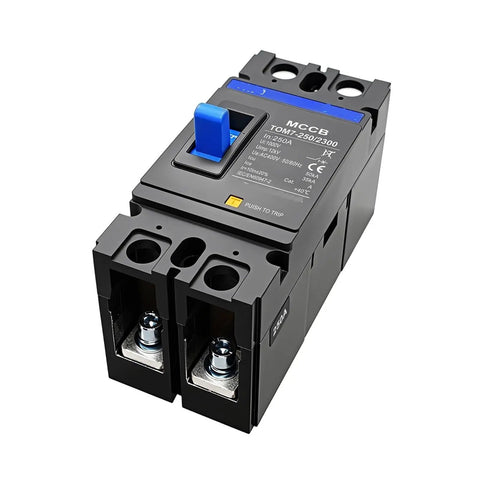 Moulded Case Circuit Breaker Workhorse With Overload Protection And Quick Short Circuit Cutoff Keeps Your Electrical Load Safe And Running Smooth Heavy Duty Industrial Grade Breaker Ready For Real World Use, 2P 250A MCCB