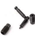 Attachments for Heavy Duty Handheld Power Punch Kit, designed for clean holes in sheet metal, aluminum, plastic, brass, and steel.