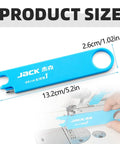 Quick Automatic Needle Threader For Sewing Machine 3 In 1 Multitool with built-in ruler and safe threading, size 13.2cm x 2.6cm