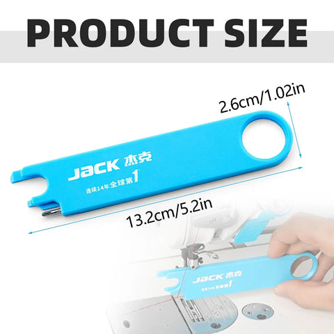 Quick Automatic Needle Threader For Sewing Machine 3 In 1 Multitool with built-in ruler and safe threading, size 13.2cm x 2.6cm