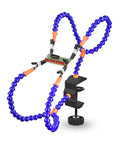 Multi Arm Third Hand Soldering Station With Eight Flexible Gooseneck Arms Desk Clamp Holder for PCB Welding Repair and DIY Projects