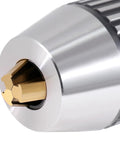 Close-up of 1/16-5/8 Inch MT3 Precision Keyless Drill Chuck, Heavy Duty With Integrated Shank And Titanium Jaws For CNC Lathe