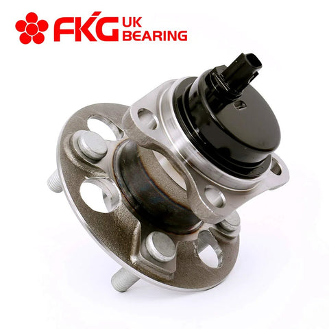 Rear Wheel Bearing Hub Assembly for 2006-2014 Toyota Yaris and 2012-2015 Prius C, 4 Lug, Rear Position, OE Quality, ISO Certified