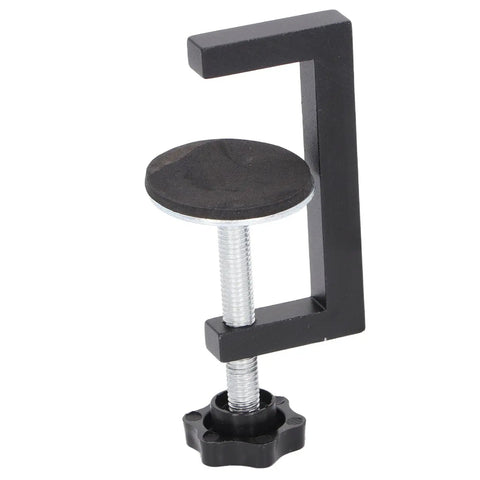 Heavy Duty 4 Piece Woodworking C Clamps Offer Killer Grip And Smooth Turn Adjustment For Straight Up Diy Projects Plus Workshop Job Site Tasks That Demand Reliable Wood Fixing Power Without Any Sweat Or Setup Hassles At All, featuring a black C clamp with threaded screw mechanism.