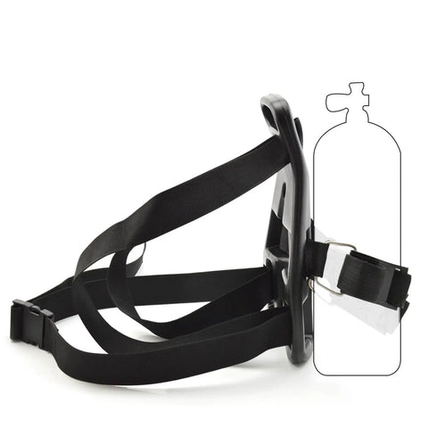 Adjustable Scuba Tank Backpack With Anti Skid Design showing lightweight strap configuration for oxygen bottle support