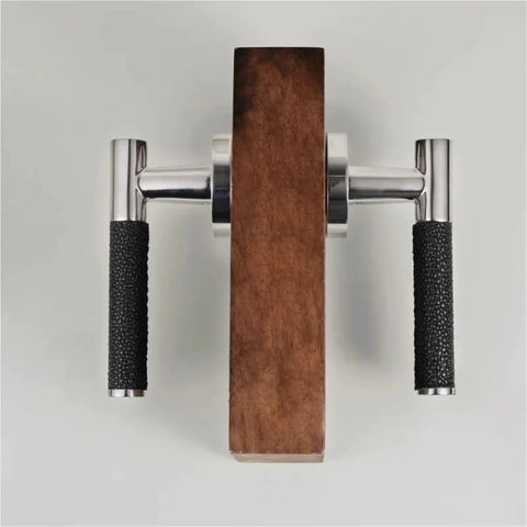 Top view of Lychee Skin Brass Black Door Lock Set with Dummy Handle showing modern design and durable metal finish.