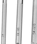 Premium Tap Extractor Set Makes Removing Stripped Or Broken Screw Heads A Total Breeze With This High Speed Steel Kit Perfect For Home Repair Jobs Involving Industrial Bolts And Tough Metal Fasteners That Just Won't Budge. HSS tap extractor set, 3#, 4# M8, and 5# M10 sizes