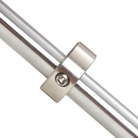 4 Pack 304 Stainless Steel Shaft Collars Set Screw 3/4 Inch Bore 1-1/4 Inch OD 9/16 Inch Width Fits CNC Machines, Linear Rails, And Industrial Equipment For Precise Shaft Positioning And Secure Alignment