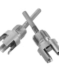 Upgrade Your Plumbing Game With This Awesome Dual-Function Pipe Thread Cutting Tool Kit. Two stainless steel threading cutters.