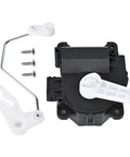 604-240 HVAC Heater Blend Door Actuator Passenger Side with components for Ford Edge Lincoln MKX, black and white parts