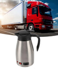 Heavy Duty 12V Car Electric Kettle With 1300ml Stainless Steel Body designed for convenience on long road trips.