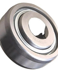 Heavy Duty Drive Disc Harrow Bearing For 7/8 Inch Bore With Spherical OD And Outer Ring Width 1.188 Inches Inner Ring Width 1.438 Inches Replacement For 4AS08-7/8 DS208TT11 Farm Equipment Accessory, close-up view