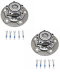 2 Piece Front Wheel Bearing And Hub Assembly Set With ABS Sensor For 2015 Through 2019 Transit 150 250 350 And 350 HD Driver Side and Passenger Side Direct Fit Replacement