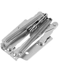 Two Pack Folding Sofa Bed Spring Hinges with 10Kg Load Capacity, 80 Degree Lift Up Stay Flap Cabinet Door Hinges, Heavy Duty Chrome Finish