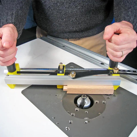 Small Workpiece Holder For Router And Tablesaw Safe Secure Grip For Tiny Wood Pieces Quick Setup Keeps Your Hands Free