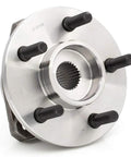 Front Wheel Hub Bearing Assembly For Jeep Wrangler 2000 To 2006 And Cherokee 1999 To 2001 Non ABS 5 Lug With Full Cast Rotors