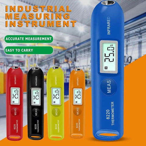 Grab And Go Pocket Sized Infrared Thermometer With Contactless Reading Handheld Temperature Pen LCD Display Surface Temp Reader