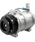 AC Compressor With Clutch Kit For Chevy Silverado Tahoe Suburban Sierra Yukon 1500 Trucks side view with electrical connector