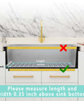 Heat Resistant Silicone Sink Protector Mat For Stainless Steel Sinks 28.4 By 15.2 Inches Folding Heavy Duty Measuring Instructions