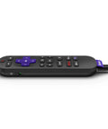 Voice Remote Pro 2nd Ed Rechargeable TV Remote with Hands Free Voice Controls Backlit Buttons and Lost Remote Finder in side view