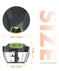 Portable Manual Food Chopper For Veggies And Fruits Handy Hand Pull String Cutter Onion Garlic Mincer 500ml Capacity