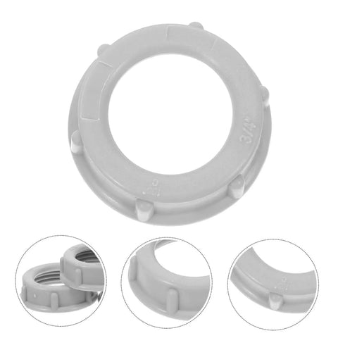 Plastic Conduit Bushing 0.75 Inch Non Metallic Heat Resistant And Corrosion Resistant Electrical Connector For Control Panels And Enclosures Weatherproof Bulk Pack For Machine Wiring, 3/4 in