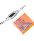 Mini Tap Set With High Speed Steel Tapping Tools Ten Size Range From M1 To M3.5 For Metal Threading Great For DIY Projects