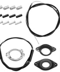 BMX Gyro Front And Rear Brake Cable Kit With Upper And Lower Cables, Spinner Rotor, Wire And Housing For Gyro Systems And 20 Inch Bikes